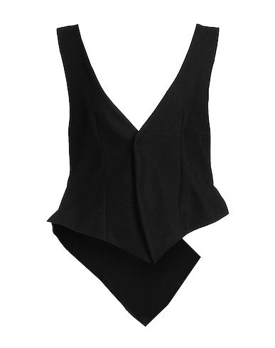 YOHJI YAMAMOTO Waistcoat 58% Wool, 42% Cotton