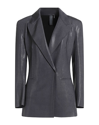 NORMA KAMALI Blazer Charcoal 95% Polyester, 5% Elastane
