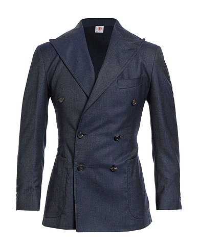 LUIGI BORRELLI NAPOLI Blazer Blue 100% Virgin Wool