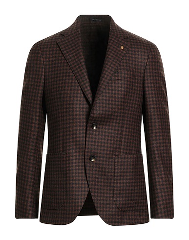 SARTORIA LATORRE Blazer Brown 100% Virgin Wool