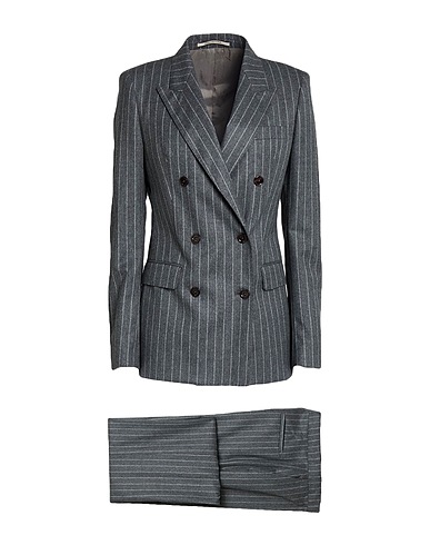 TAGLIATORE 02-05 Suit Grey 100% Super 120s Wool