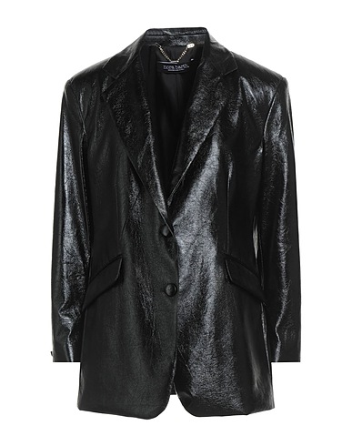 NORA BARTH Blazer Black 67% Polyester, 28% Cotton, 4% Elastane, 1% Other Fibres