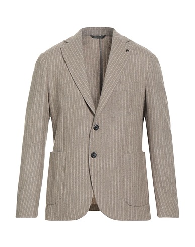 MESSAGERIE Blazer PATRIZIO PISCAGLIA Beige 68% Wool, 32% Polyester