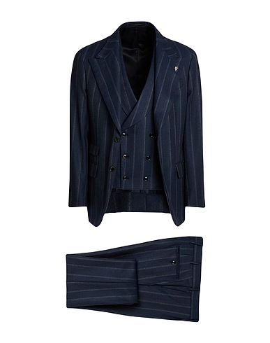 GABRIELE PASINI Suits Navy blue 100% Virgin Wool
