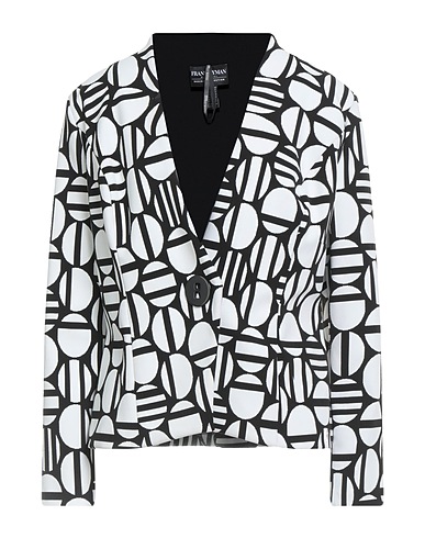 FRANK LYMAN Blazer White 95% Nylon, 5% Elastane, Polyester