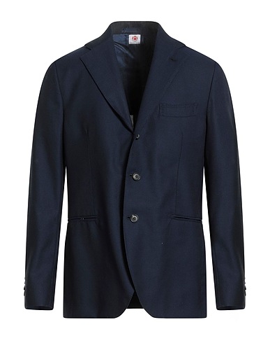 LUIGI BORRELLI NAPOLI Blazer Navy blue 100% Virgin Wool