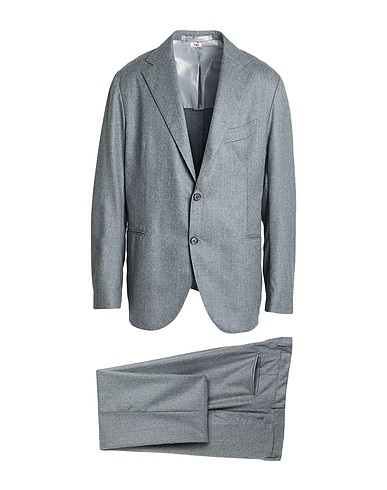 LUIGI BORRELLI NAPOLI Suits Grey 100% Virgin Wool