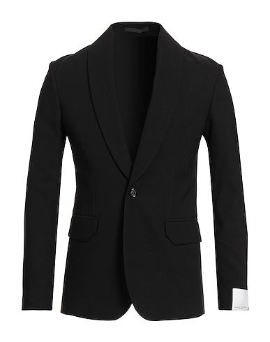 PAOLO PECORA Blazer Nero 64% Poliestere, 34% Viscosa, 2% Elastan