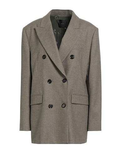 PINKO Blazer Khaki 40% Wool, 30% Viscose, 29% Polyester, 1% Elastane