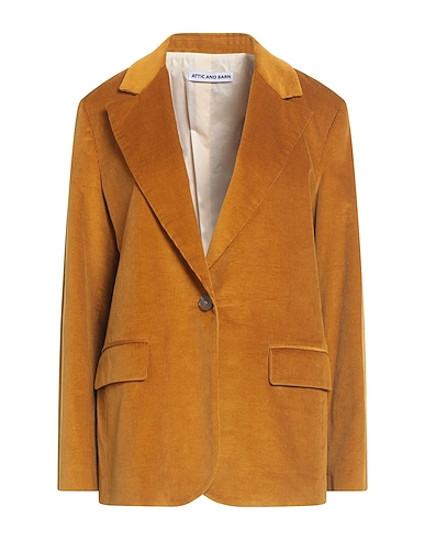ATTIC AND BARN Blazer Mustard 73% Cotton, 25% Modal, 2% Elastane