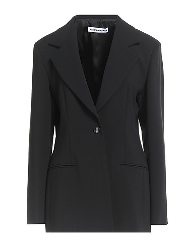 ATTIC AND BARN Blazer Black 62% Polyester, 32% Viscose, 6% Elastane