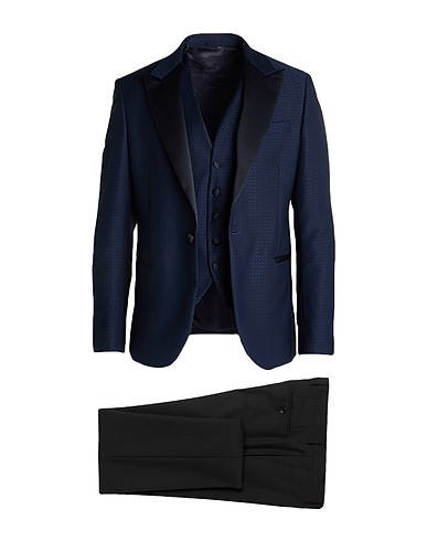 MESSAGERIE Suits Midnight blue 82% Polyester, 15% Viscose, 3% Elastane