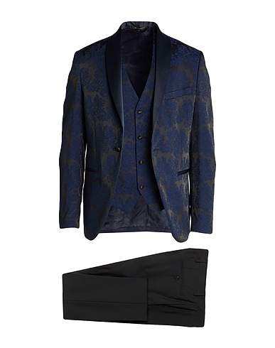 MESSAGERIE Suits Navy blue 55% Viscose, 45% Polyester