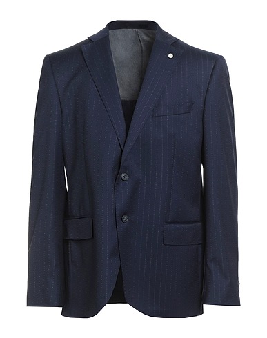 LUIGI BIANCHI Mantova Blazer Navy blue 100% Wool