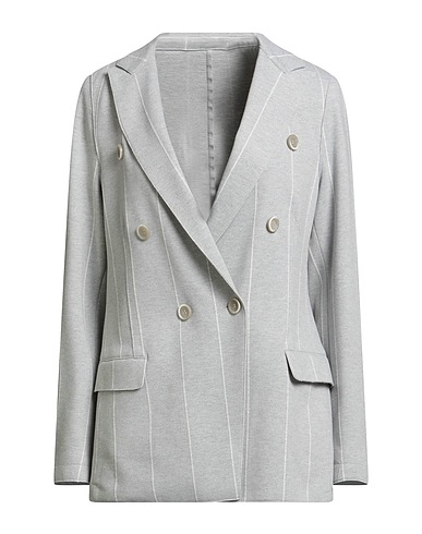 ELEVENTY Blazer Light grey 52% Polyester, 26% Viscose, 19% Polyamide, 3% Elastane