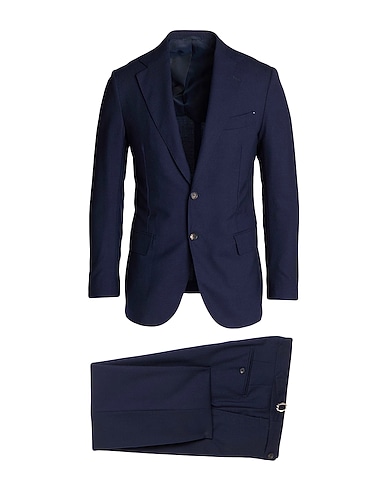 DE PETRILLO Suits Midnight blue 100% Virgin Wool