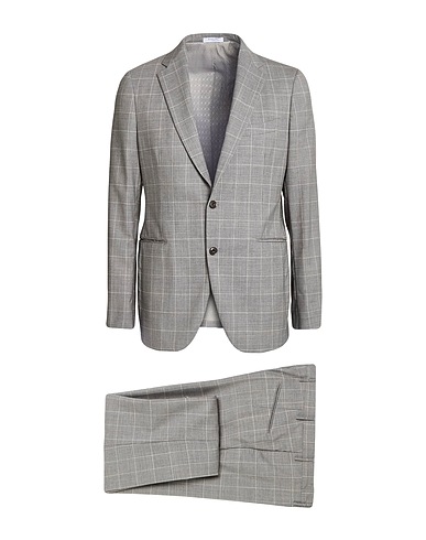 BOGLIOLI Suits Grey 100% Virgin Wool