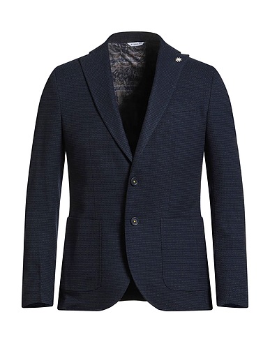 MANUEL RITZ Blazers Marineblau 65% Polyester, 33% Viskose, 2% Elastan