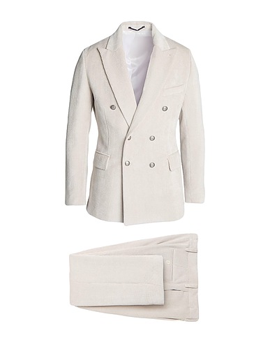REVERES 1949 Suits Beige 85% Polyester, 12% Polyamide, 3% Elastane