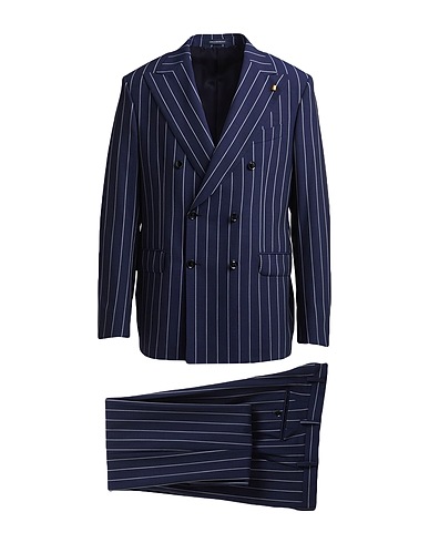 SARTORIA LATORRE Suits Navy blue 100% Virgin Wool