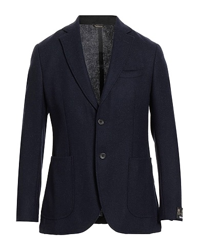 BARBOUR Blazer Navy blue 100% Wool