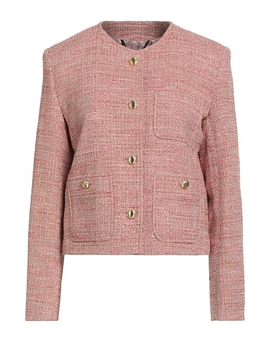 WEEKEND MAX MARA Giubbotto Rosa antico 69% Cotone, 16% Poliestere, 6% Acrilico, 5% Viscosa, 4% Fibre tessili