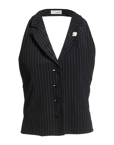 LARDINI Vest NERO 100% Silk