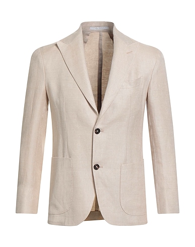 ELEVENTY Blazer Ivory 74% Linen, 24% Wool, 2% Silk