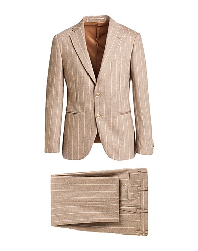 FABIO INGHIRAMI Suits Beige 96% Virgin Wool, 4% Cashmere