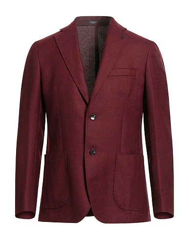 BRERAS Milano Blazer Bordeaux 100% Lana Vergine