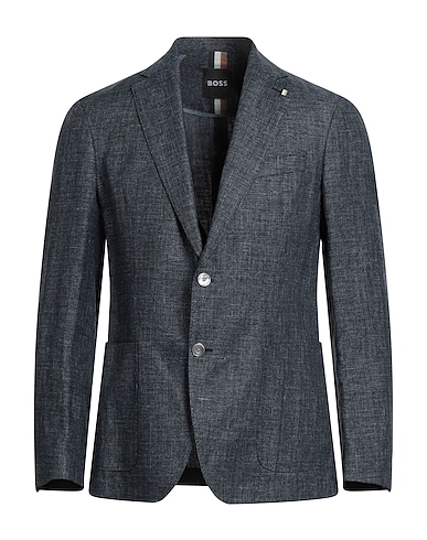 BOSS Blazer Midnight blue 58% Linen, 42% Virgin Wool