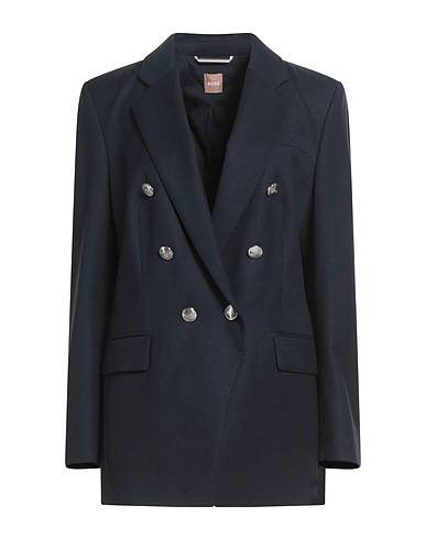 BOSS Blazer Navy blue 99% Virgin Wool, 1% Elastane