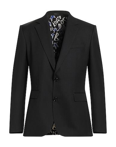 BOSS HUGO BOSS Blazers Schwarz 55% Polyester, 45% Schurwolle