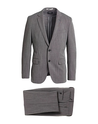 BOSS Suits Grey 49% Polyamide, 25% Polyester, 21% Virgin Wool, 5% Elastane