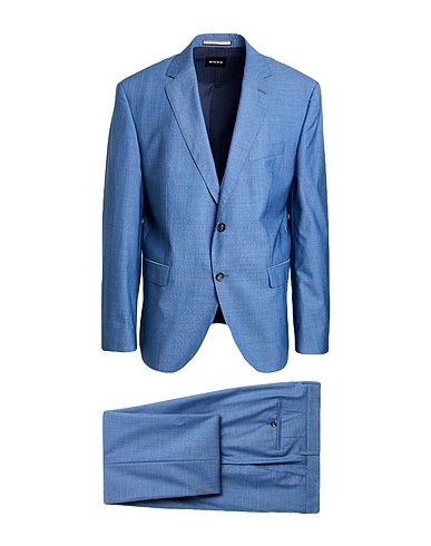 BOSS Abito Blu chiaro 82% Lana Vergine, 16% Seta, 2% Elastan
