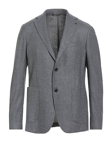 MESSAGERIE Blazer Grigio 62% Lana Vergine, 19% Acrilico, 16% Poliammide, 3% Cachemire
