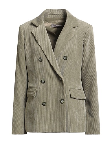 D.EXTERIOR Blazer Sage green 90% Polyester, 8% Polyamide, 2% Elastane