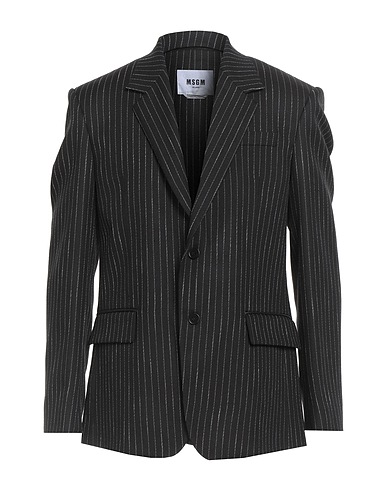 MSGM Blazer Black 100% Wool
