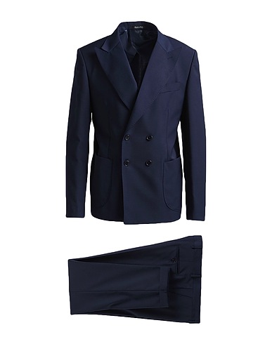 EREDI DEL DUCA Suits Midnight blue 54% Polyester, 44% Wool, 2% Elastane