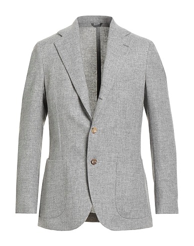 DE PETRILLO Blazer Light grey 97% Virgin Wool, 3% Cashmere