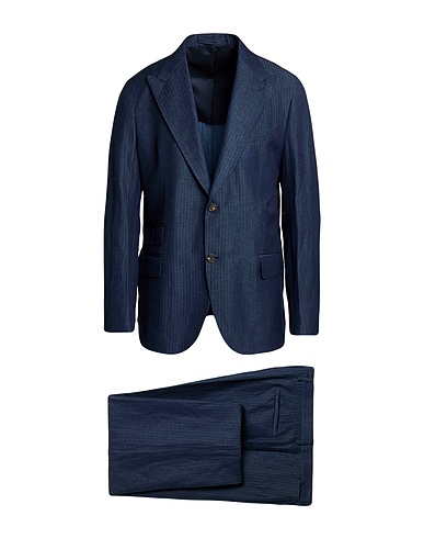 ELEVENTY Anzüge Marineblau 60% Wolle, 40% Leinen