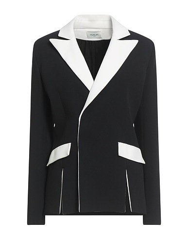 MUGLER Blazer Black 53% Acetate, 47% Viscose