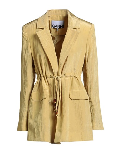 GANNI Blazer Sage green 82% Viscose, 18% Polyamide