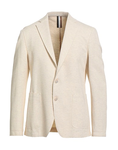 BOSS Blazer Beige 82% Cotton, 15% Polyamide, 3% Elastane