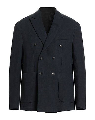 LIU •JO MAN Blazer Midnight blue 100% Cotton