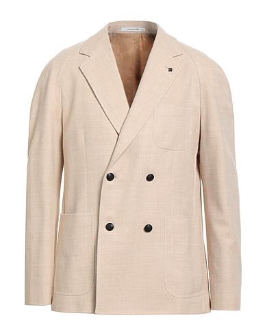 TAGLIATORE Blazer Beige 55% Virgin Wool, 45% Cotton