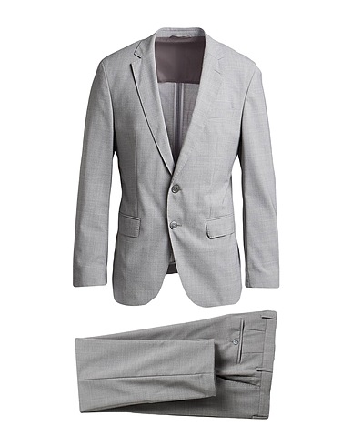 BOSS HUGO BOSS Suits Light grey 100% Super 100s Wool