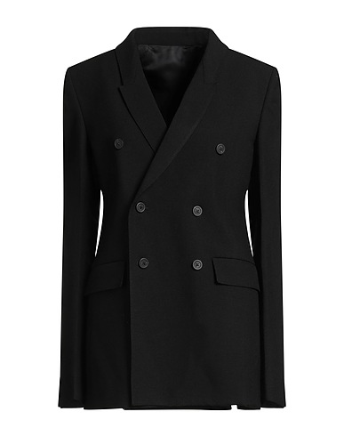 RICK OWENS Blazer Black 100% Virgin Wool