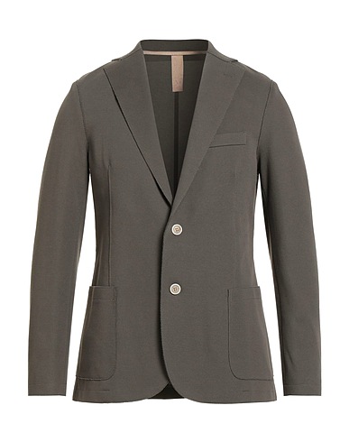 ELEVENTY Blazer Military green 83% Cotton, 14% Polyamide, 3% Elastane