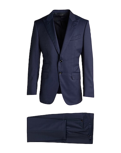 TOM FORD スーツ BLU NAVY ウール 100%
